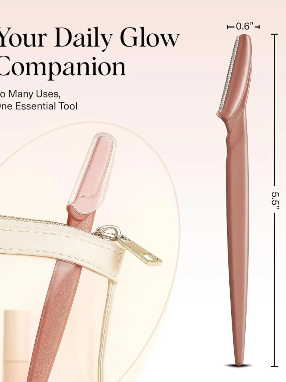 Facial Dermaplane Razors 12-Pack | Terracotta Facial & Eyebrow Razors